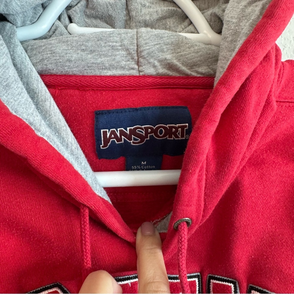 Jansport Ohio State University Red Hoodie Medium - Picture 4 of 4
